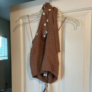 Sincerely Jules Brown Knit Top